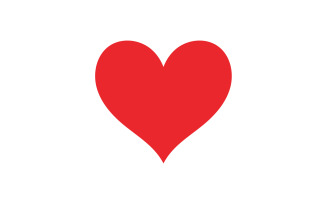 Heart love valentine icon element logo vector v17