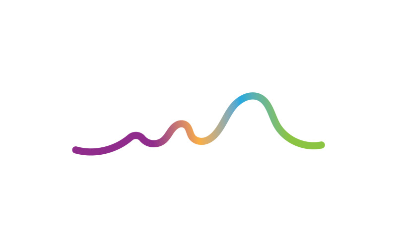 Line equalizer sound wave logo vector v14 Logo Template