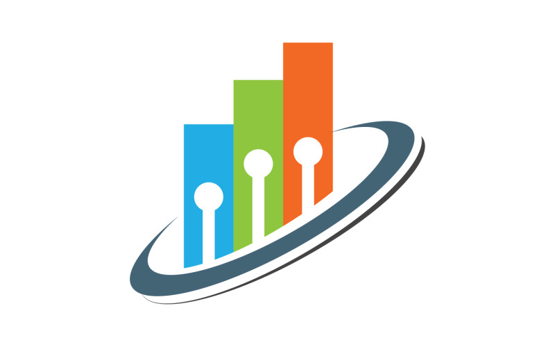 Finance business graphic logo vector template v22 Logo Template