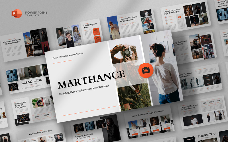 Marthance - Photography Powerpoint Template PowerPoint Template