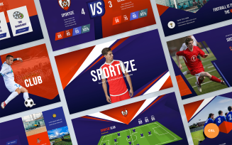 Sportize - Soccer and Football Club Presentation Google Slides Template