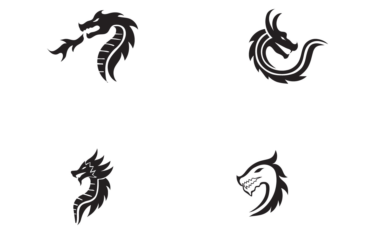 Kit Graphique #347440 Dragon Vecteur Divers Modles Web - Logo template Preview