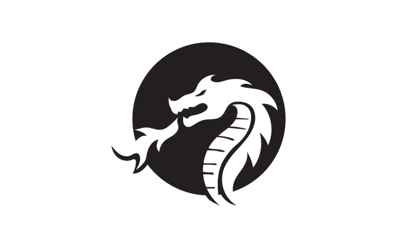 Dragon fire head logo template v2 Logo Template