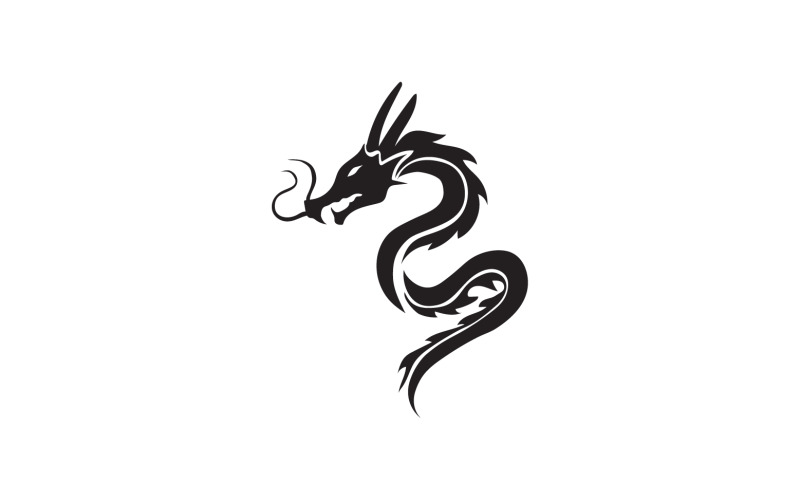 Dragon fire head logo template v5 Logo Template