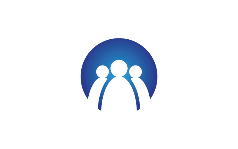 Health human character success people community group logo v34 Logo Template