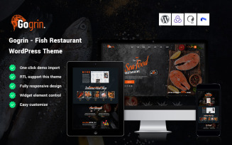 Gogrin - Company & Fish Restaurant WordPress Theme