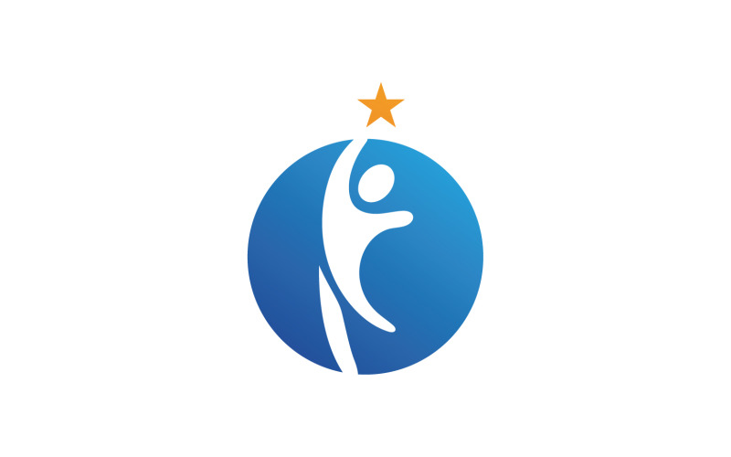Health human character success people community group logo v46 Logo Template