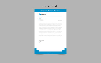 Modern Letterhead Pad Template Design Five