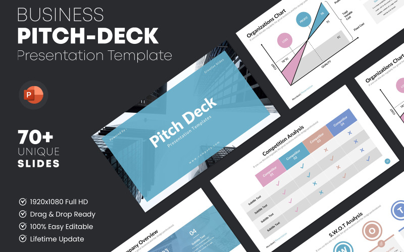 Pitch Deck - PowerPoint Presentation Template PowerPoint Template
