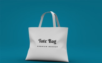 Premium Tote Bag PSD Mockup