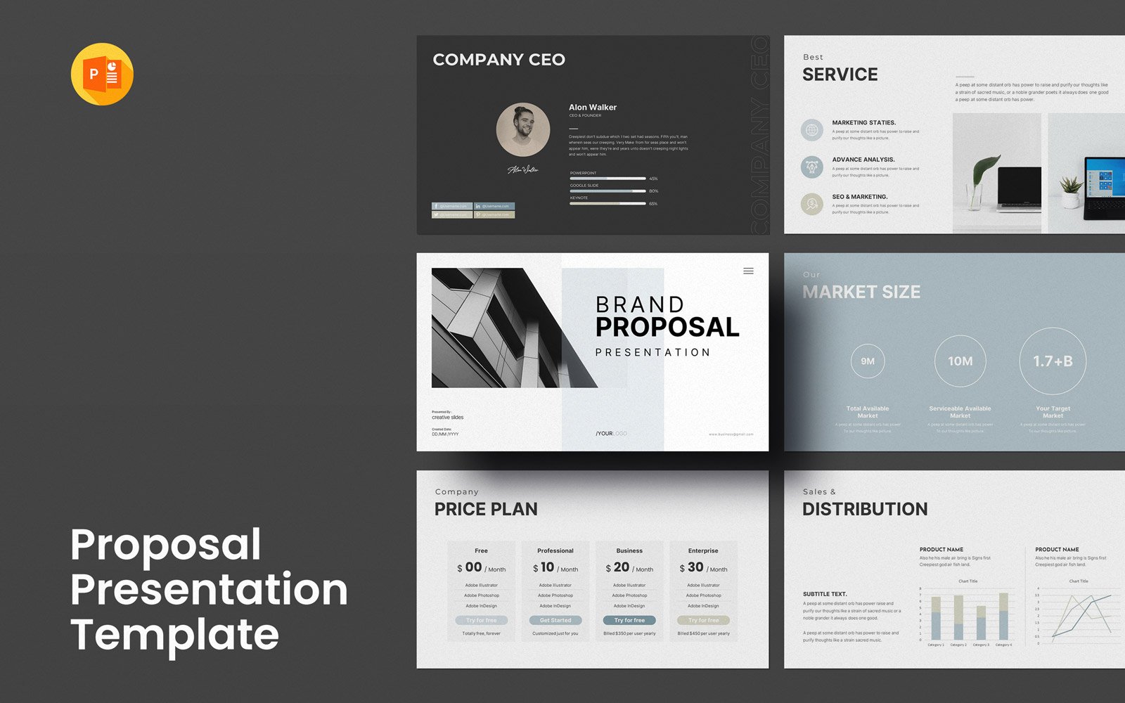 Template #347610 Business Clean Webdesign Template - Logo template Preview