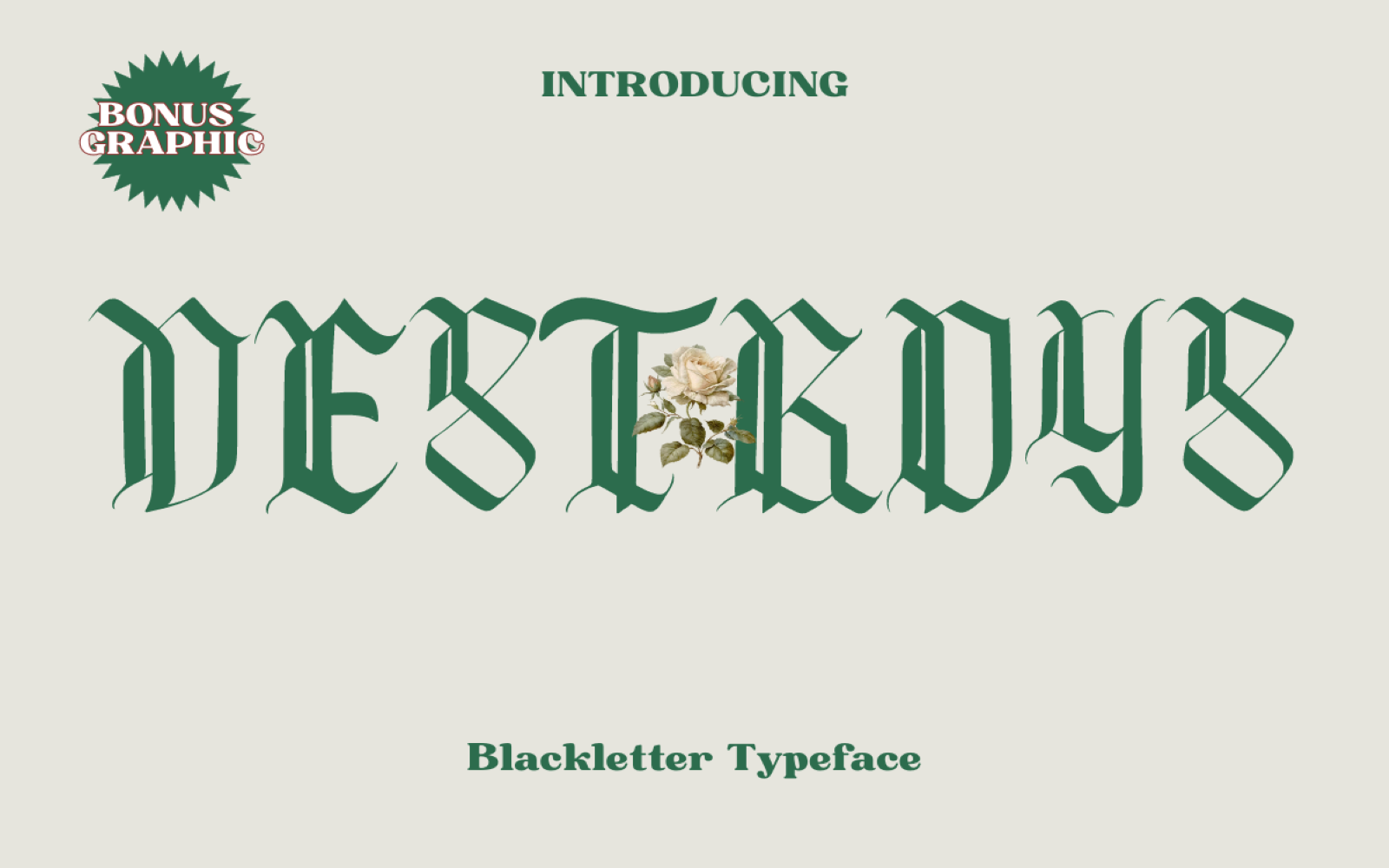 Kit Graphique #347650 Font Blackletter Web Design - Logo template Preview