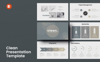 Clean - PowerPoint Presentation Template