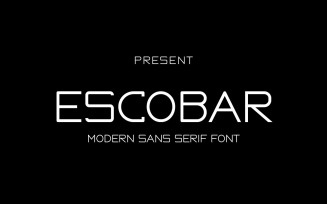 Escobar - Modern - Sans Serif - Fonts