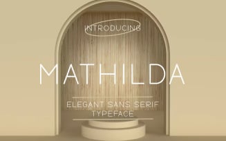 Mathilda - Elegant - Sans Serif - Font