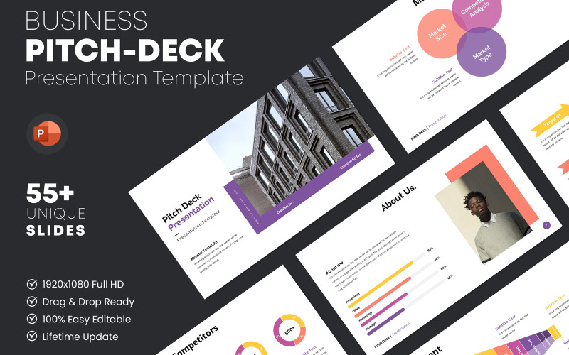 Pitch Deck PowerPoint Layout PowerPoint Template