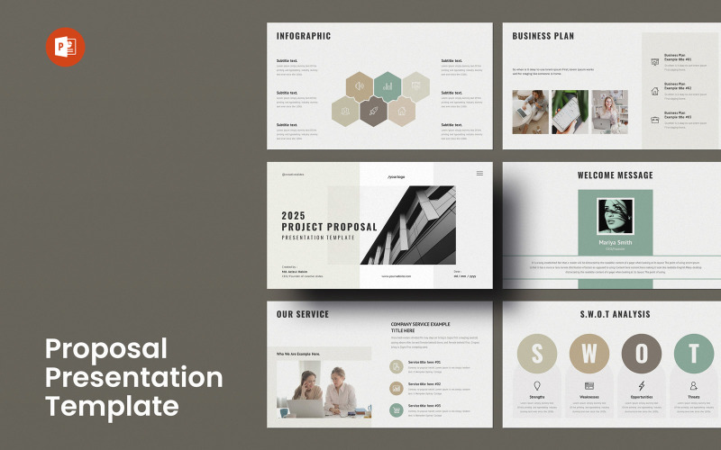 Project Proposal PowerPoint Presentation Layout PowerPoint Template