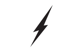 Thunderbolt flash lightning faster logo v1