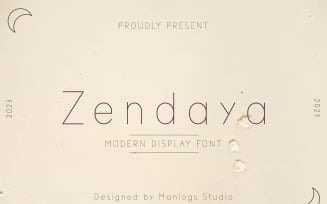 Zendaya - Display - Sans Serif - Font
