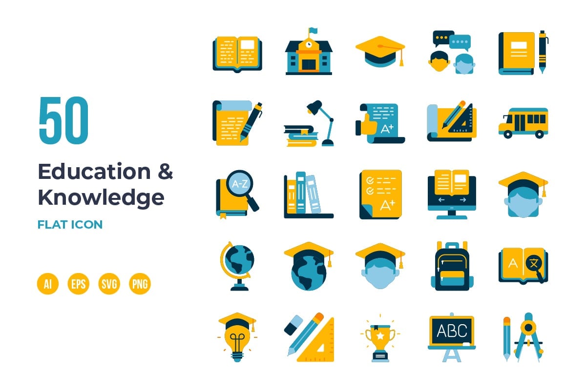 Kit Graphique #347709 Education Icon Divers Modles Web - Logo template Preview