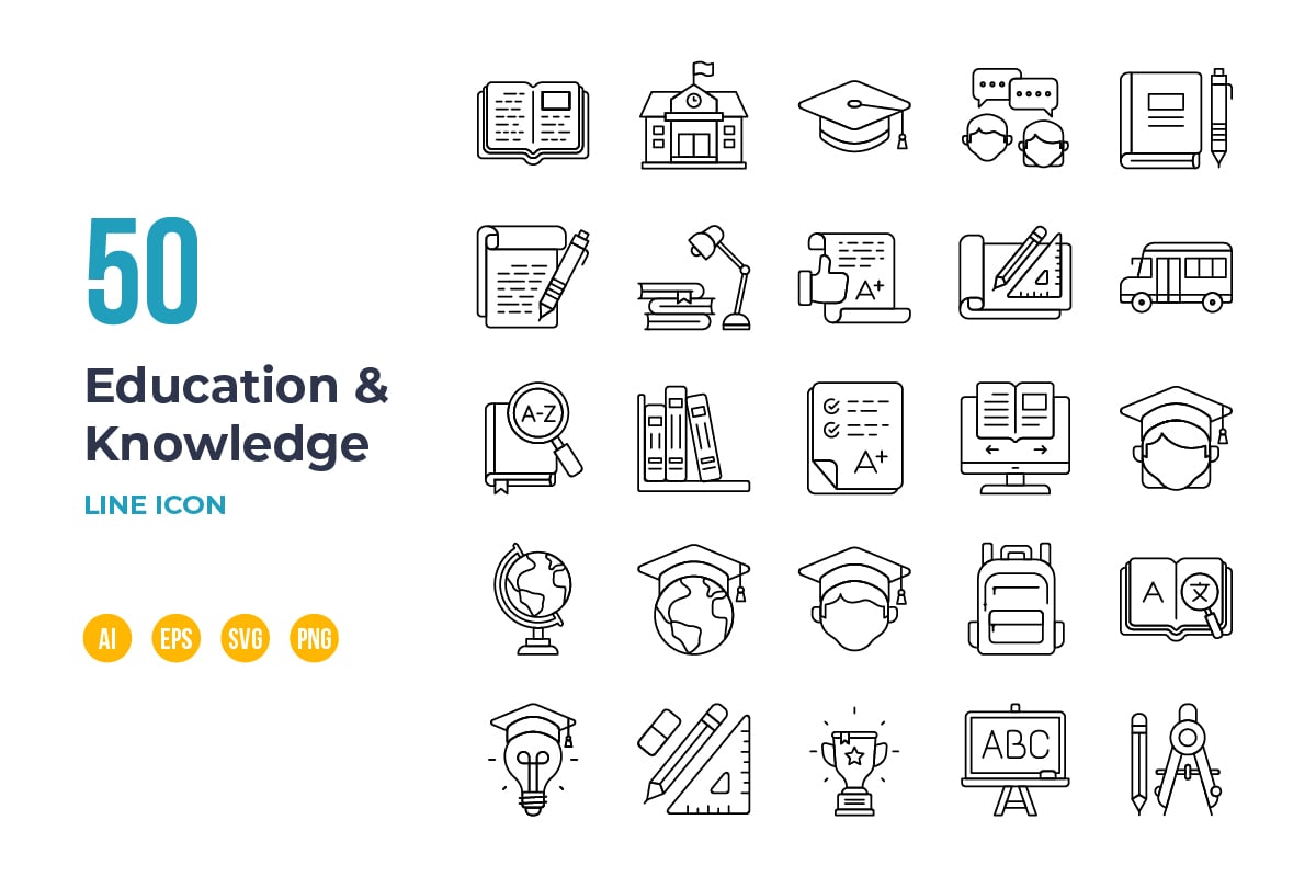 Kit Graphique #347712 Education Icon Divers Modles Web - Logo template Preview