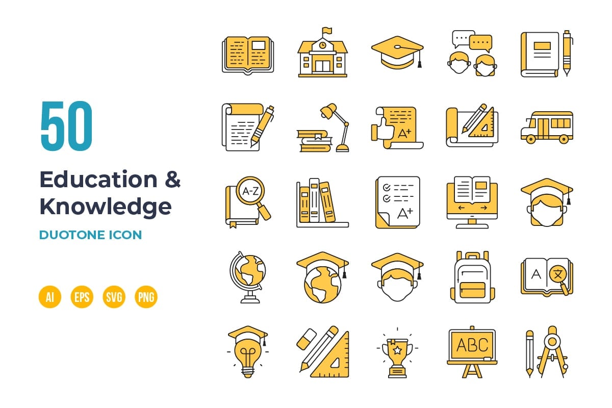 Kit Graphique #347714 Education Icon Divers Modles Web - Logo template Preview