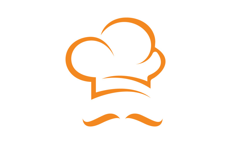Hat chef logo restaurant logo Logo Template