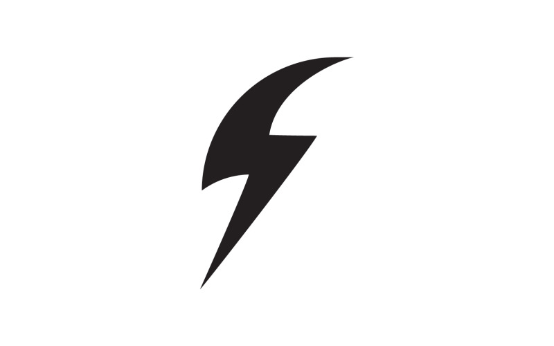 Thunderbolt flash lightning faster logo v4 Logo Template