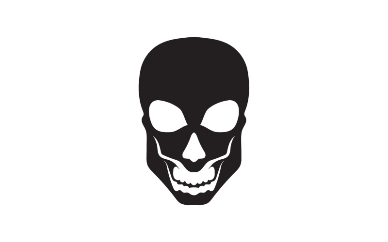 Skull head logo template vector v3 Logo Template