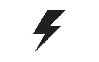 Thunderbolt flash lightning faster logo v11