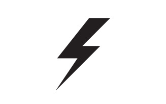 Thunderbolt flash lightning faster logo v13