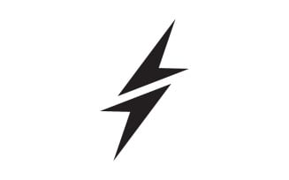 Thunderbolt flash lightning faster logo v15
