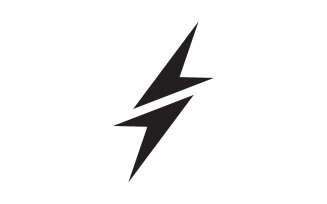Thunderbolt flash lightning faster logo v15
