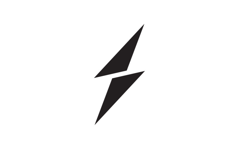 Thunderbolt flash lightning faster logo v16 Logo Template