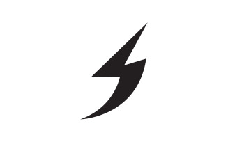 Thunderbolt flash lightning faster logo v22