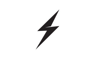 Thunderbolt flash lightning faster logo v23