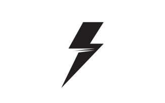 Thunderbolt flash lightning faster logo v24
