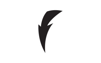 Thunderbolt flash lightning faster logo v25