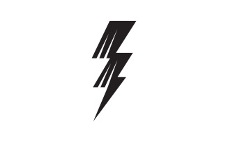 Thunderbolt flash lightning faster logo v26
