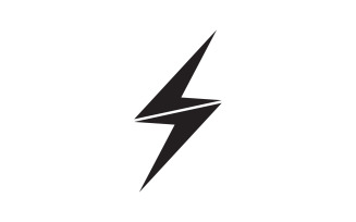 Thunderbolt flash lightning faster logo v27