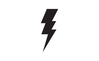 Thunderbolt flash lightning faster logo v28