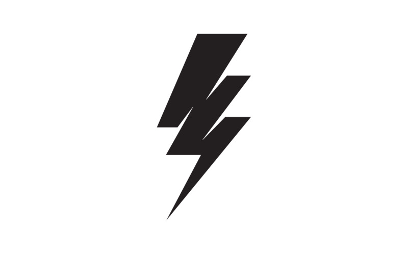 Thunderbolt flash lightning faster logo v33 Logo Template
