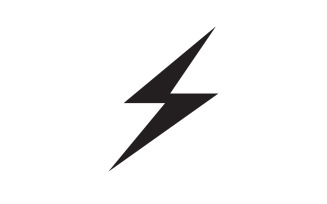 Thunderbolt flash lightning faster logo v35