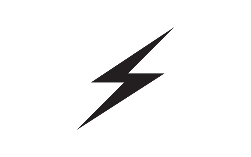 Thunderbolt flash lightning faster logo v37 Logo Template