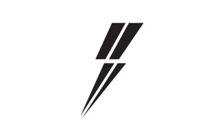 Thunderbolt flash lightning faster logo v39