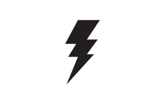 Thunderbolt flash lightning faster logo v40