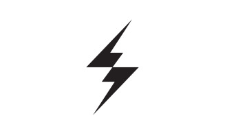 Thunderbolt flash lightning faster logo v41