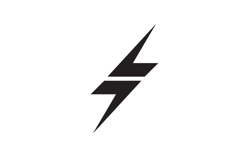 Thunderbolt flash lightning faster logo v42 Logo Template