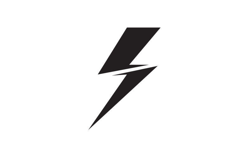 Thunderbolt flash lightning faster logo v43 Logo Template