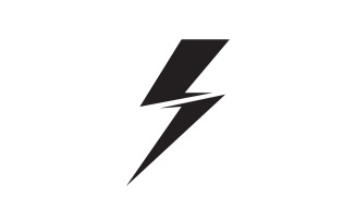 Thunderbolt flash lightning faster logo v43